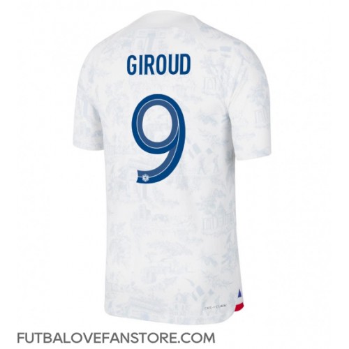 Francúzsko Olivier Giroud #9 Vonkajší futbalový dres MS 2022 Krátky Rukáv